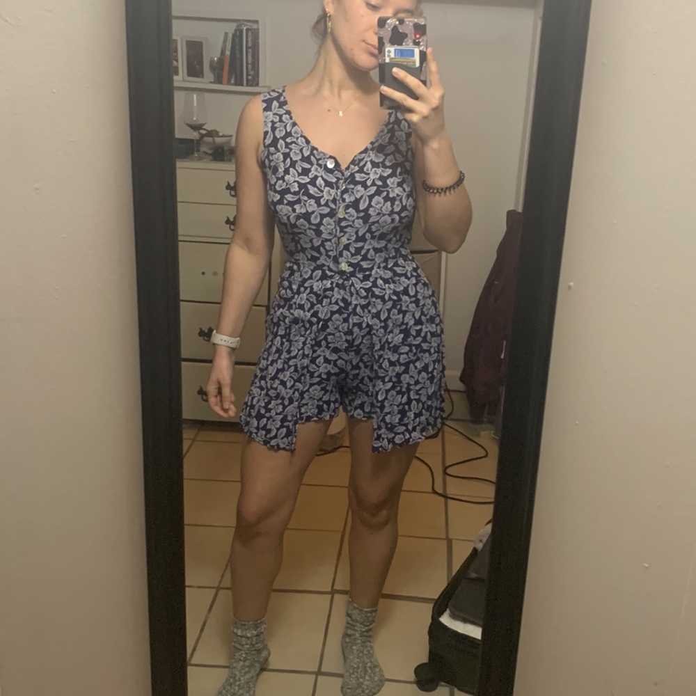 Vintage Skort Romper